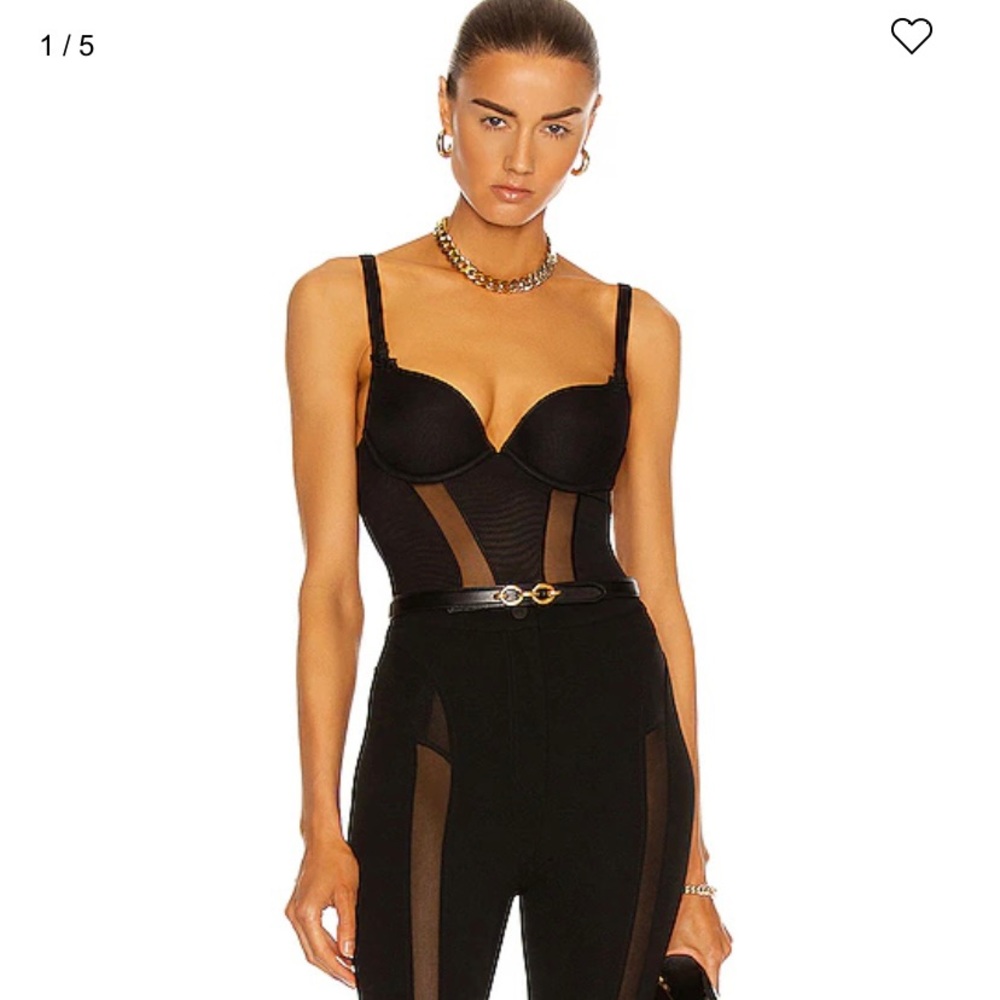 NWT! La Perla black bodysuit